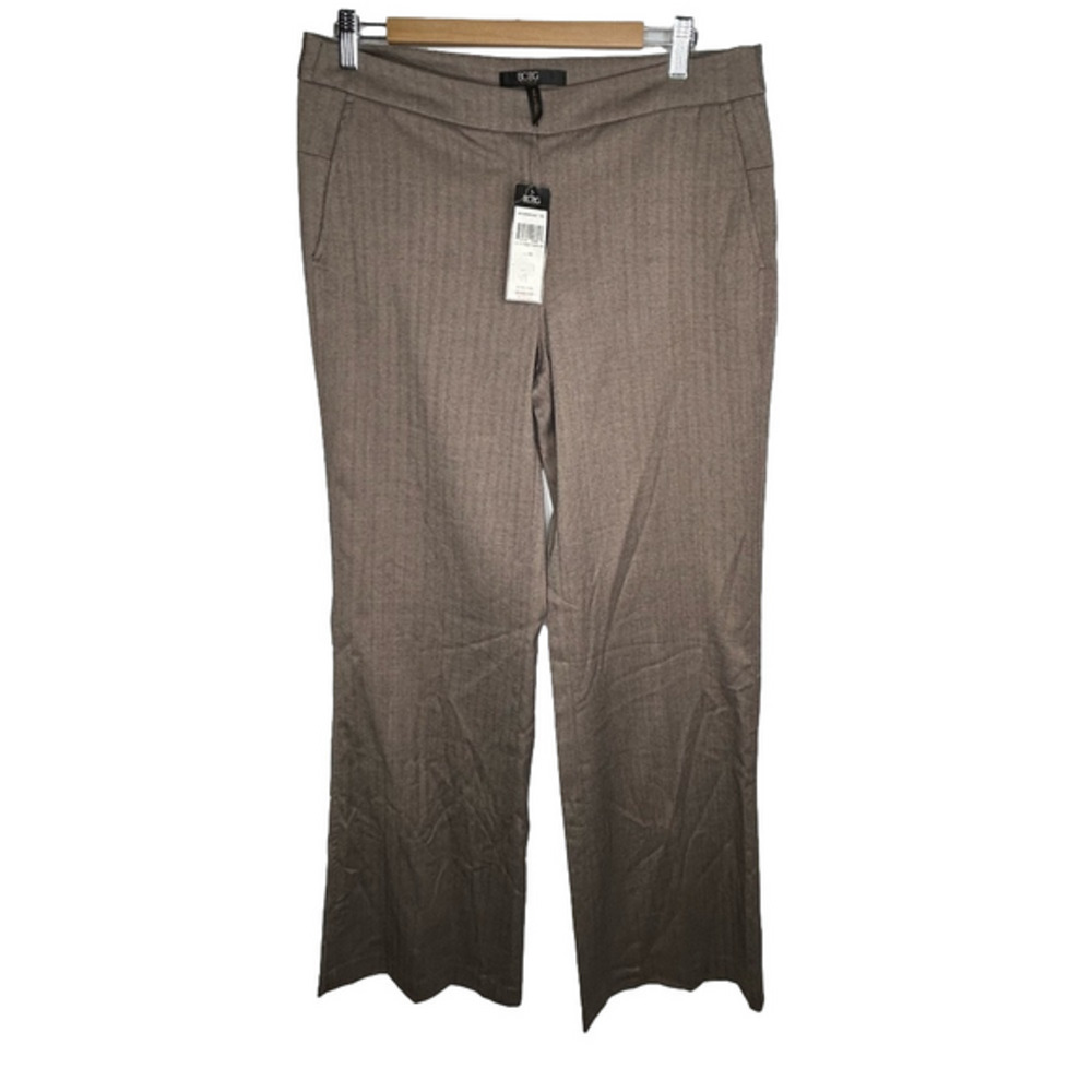 BCBG Paris Taupe Wide Leg Trouser 10 NWT